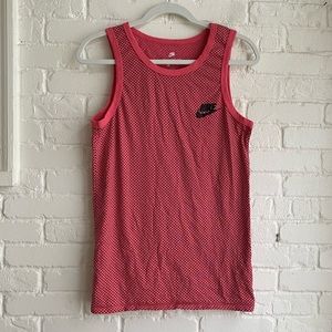 Nike Polka Dot Athletic Tank Top Size Small